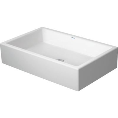 Duravit Vero Air opbouwwastafel geslepen zonder overloop 60x38cm met WonderGliss wit