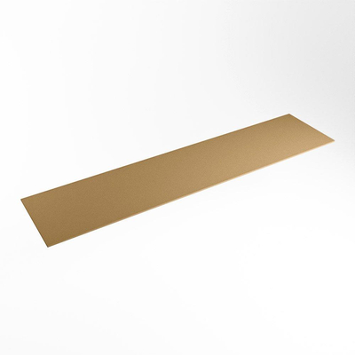 Mondiaz TOP 23 Topblad - 180x23.5x0.9cm - geschikt voor afdekplaat - Solid surface - Oro