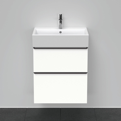 Duravit D-Neo wastafelonderkast 58.4x62.5x44.2cm 2 lades wit Mat