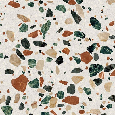 Abk Imoker Play Vloer- en wandtegel 20x20cm 8.5mm R10 porcellanato Drops Multiwhite