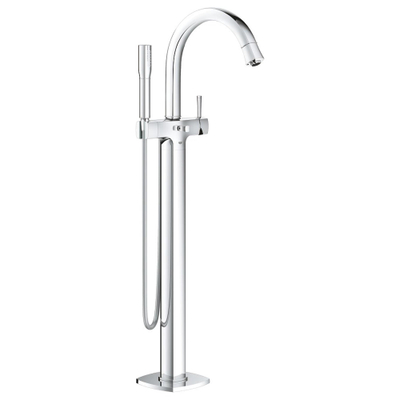 GROHE Grandera Freestander badkraan met omstel met douchehouder met handdouche en doucheslang 125cm chroom