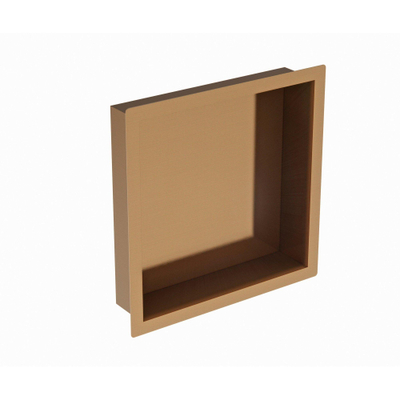 FugaFlow Eccelente Acces Inbouwnis - 30x30x10cm - Geborsteld koper