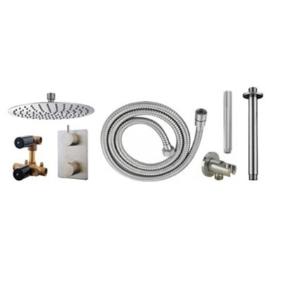 Wiesbaden one-pack inbouwthermostaatset rond type 201 GS (20cm)