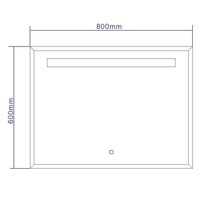 Best Design Miracle spiegel 80x60cm LED verlichting