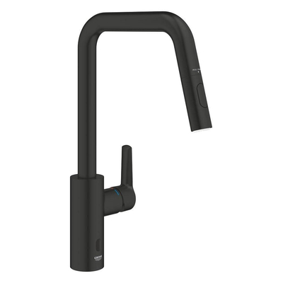 Grohe Start Keukenmengkraan - hoge uitloop - infrarood - mat zwart