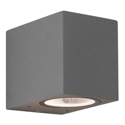 Astro Chios 80 Wandlamp 8x6.8x9.2cm IP44 fitting GU10 structuur grijs