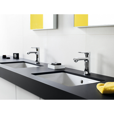 Hansgrohe Metris wastafelkraan met waste chroom