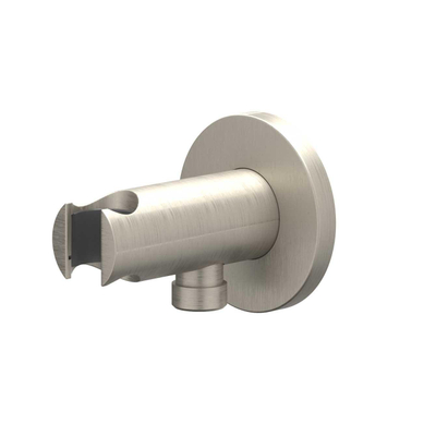 IVY Bond Regendoucheset - inbouw - 2-weg stop-omstel - 30cm plafondbuis - 25cm slim hoofddouche rond - houder met uitlaat - 150cm doucheslang - staafmodel handdouche - Geborsteld nickel PVD