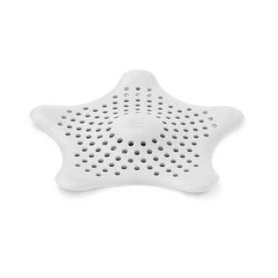 Umbra Starfish haarfilter 15x15x1cm Rubber Wit