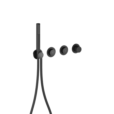 Crosswater Module MRPO Push 2 inbouwkraan - douche - met handdouche - mat zwart