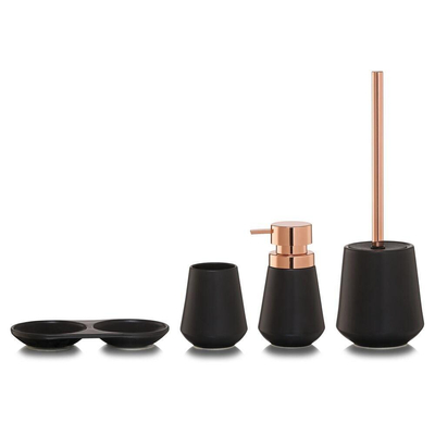 Sealskin Conical Toiletborstelhouder Porselein Zwart
