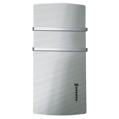 DRL E-COMFORT DEVA Elektrische Radiator - met fanheater - 105x52cm - glas - 1500watt - spiegel OUTLETSTORE