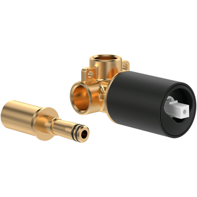 Villeroy & Boch Loop & Friends Universele inbouwunit voor eengreeps inbouwkraan voor wandmontage Rond - mat zwart