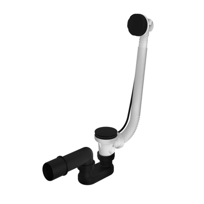 Hotbath Pal verlengde badoverloop zwart mat