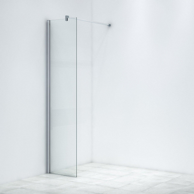 Saniclass Bellini inloopdouche - 50x200cm - helder glas - chroom