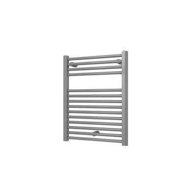 Plieger Palermo designradiator horizontaal 688x550mm 348W zilver metallic