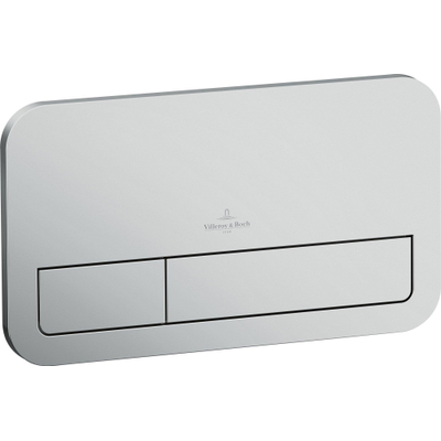 Villeroy & Boch Viconnect 2 knops bedieningsplaat edelmat OUTLETSTORE