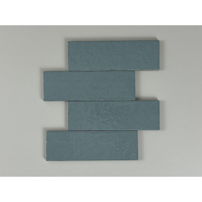 Equipe Cerámicas Kalma wandtegel - 6x18.6cm - Powder Blue glans (blauw)