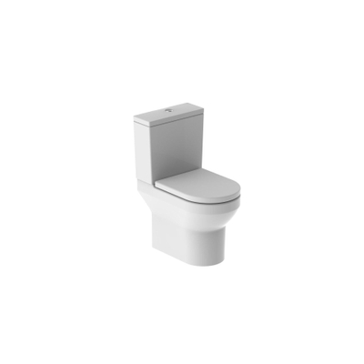 Nemo Spring Purcompact toiletset - 60x80x38cm - met reservoir - softclose & quickrelease zitting - staand - porselein wit