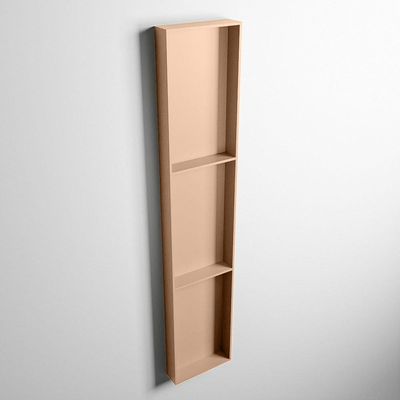 MONDIAZ EASY Nis - 149.5x29.5cm - geschikt voor in- of opbouw - 3 vakken - kleur Rosee | Rosee