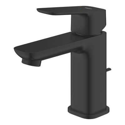Grohe Cubeo Wastafelmengkraan - S-size - uitloop 10.6cm - opbouw - zwart mat