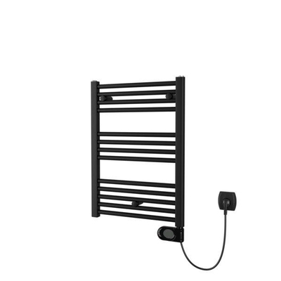 Plieger Elba Electrical elektrische designradiator - 702X400mm - met thermostaat - 300w - mat zwart