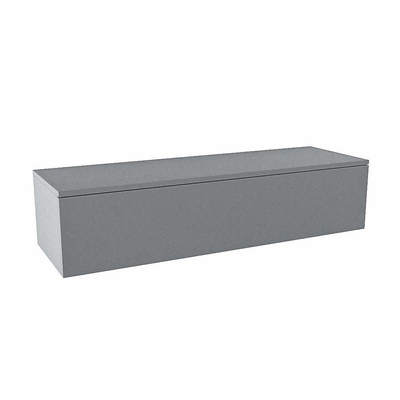 Mondiaz ALAN MODULE Wastafelonderkast - 130x45x30cm - 1 lade - push to open - Plata