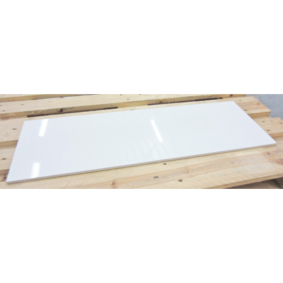 Kerabo wandtegel - 40x120cm - 11mm - gerectificeerd - Wit glans