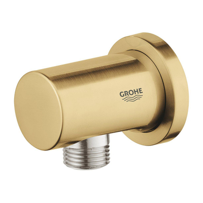 GROHE Rainshower Wandaansluitbocht - ronde rozet - brushed cool sunrise