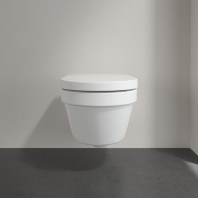 Villeroy & Boch Architectura combi-pack diepspoel directflush met zitting met softclose en quick release ceramic+ wit