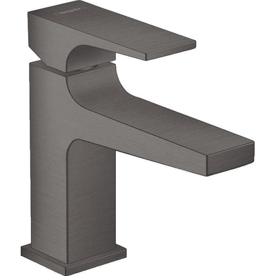 Hansgrohe Metropol toiletkraan 100 met push open waste met voorsprong vaste uitloop 12.7cm brushed black chroom