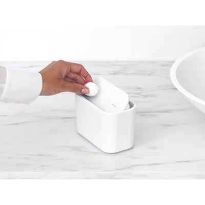Brabantia MindSet Afvalbak - 16x9x10cm - wit