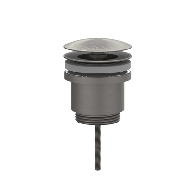 IVY Design Afvoerplug - always open - Geborsteld metal black PVD