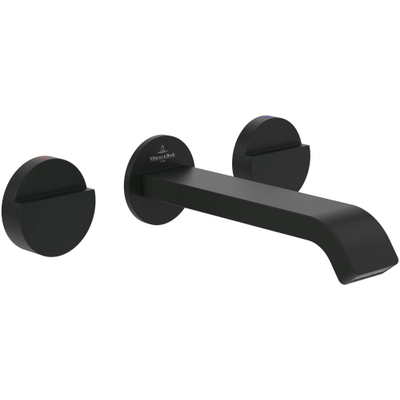 Villeroy & Boch Dawn Driegats wastafelkraan - mat zwart