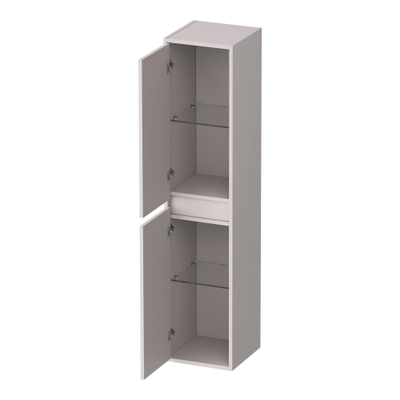 BRAUER Adore badkamerkast - 160x35x35cm - met 2 deuren greeploos links- of rechtsdraaiend mat zand