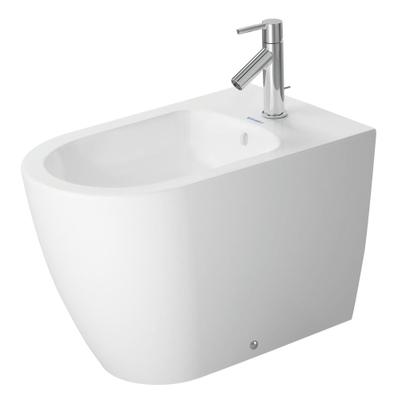 Duravit Starck Me staand bidet 37x60cm met kraangat met overloop mat wit