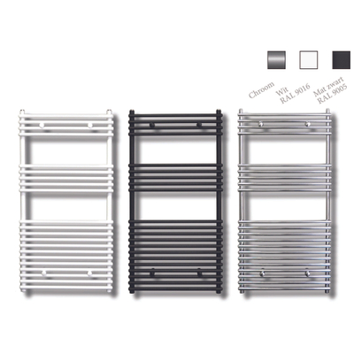 Sanicare TubeOnTube designradiator 120x60cm chroom