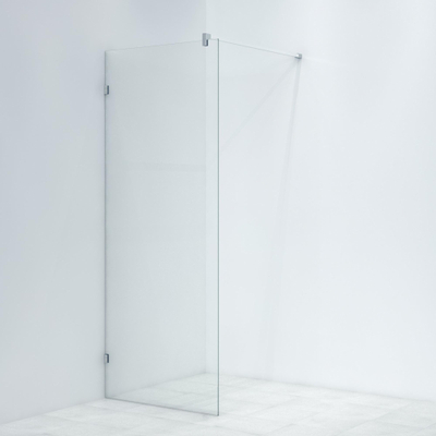 Saniclass Bellini Inloopdouche - scharnierbevestiging - 80x200cm - 8mm veiligheidsglas - anti kalk - chroom Showroommodel
