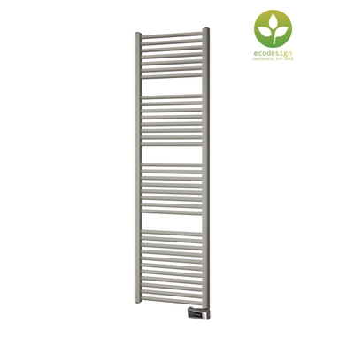 Plieger Palermo-EL III/Fischio elektrische designradiator horizontaal 1702x500mm 700W zilver metallic