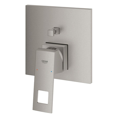 GROHE Eurocube afbouwdeel v. inbouw badkraan m. omstel supersteel