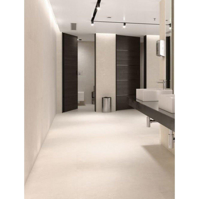 Cifre Ceramica Materia wand- en vloertegel - 30x60cm - 10mm - Rechthoek - gerectificeerd - Betonlook - Creme mat