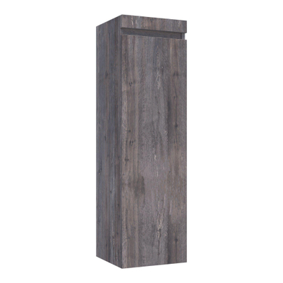 BRAUER Joy badkamerkast - 120x35x35cm - met 1 deur greeploos linksdraaiend Driftwood