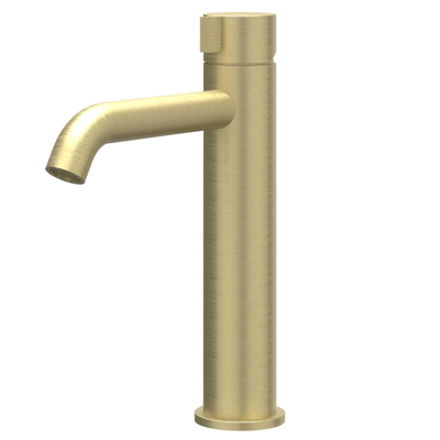 IVY Tribe Wastafelmengkraan - opbouw - middelhoog - coldstart - RVS316 - geborsteld mat goud PVD