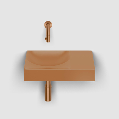 Clou Vale fontein 38 cm zonder kraangat rechts mat it. zand keram