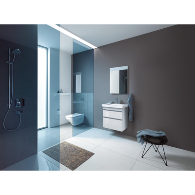 Duravit DuraStyle meubelwastafel m. overloop m. 1 kraangat 65x48cm wit