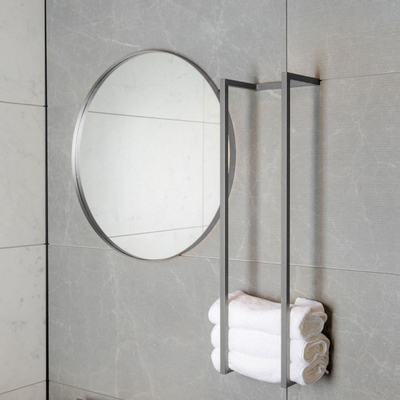 Saniclass Dual Handdoekrek - 95x25x20cm - geborsteld RVS OUTLETSTORE