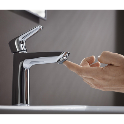 Hansgrohe Talis E wastafelkraan 110 met waste brushed bronze