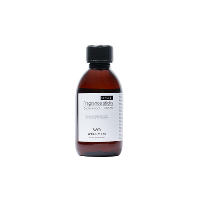 Wellmark Navulverpakking geurstokjes cedarwood 200ml