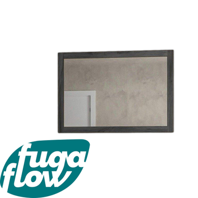 FugaFlow Eccelente Arredo spiegel badkamerspiegel - 100x70cm - zwartbruin