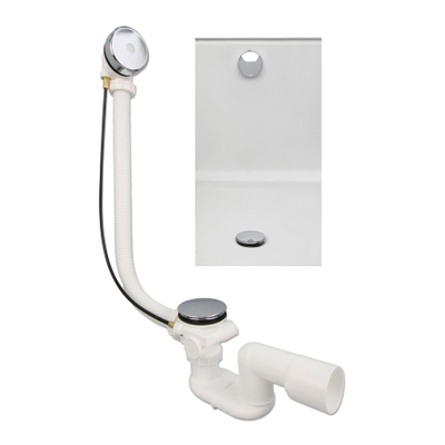 Xenz badafvoer en overloopcombinatie chroom